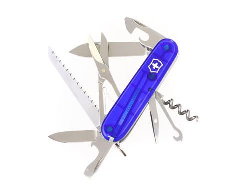 Nůž Victorinox Huntsman modrý průsvitný